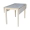 International Concepts Square Dual Drop Leaf Dining Table, Square, Unfinished, 40 W, 40 L, 29 in H, Wood, Unfinished T-40DS - alternate 9